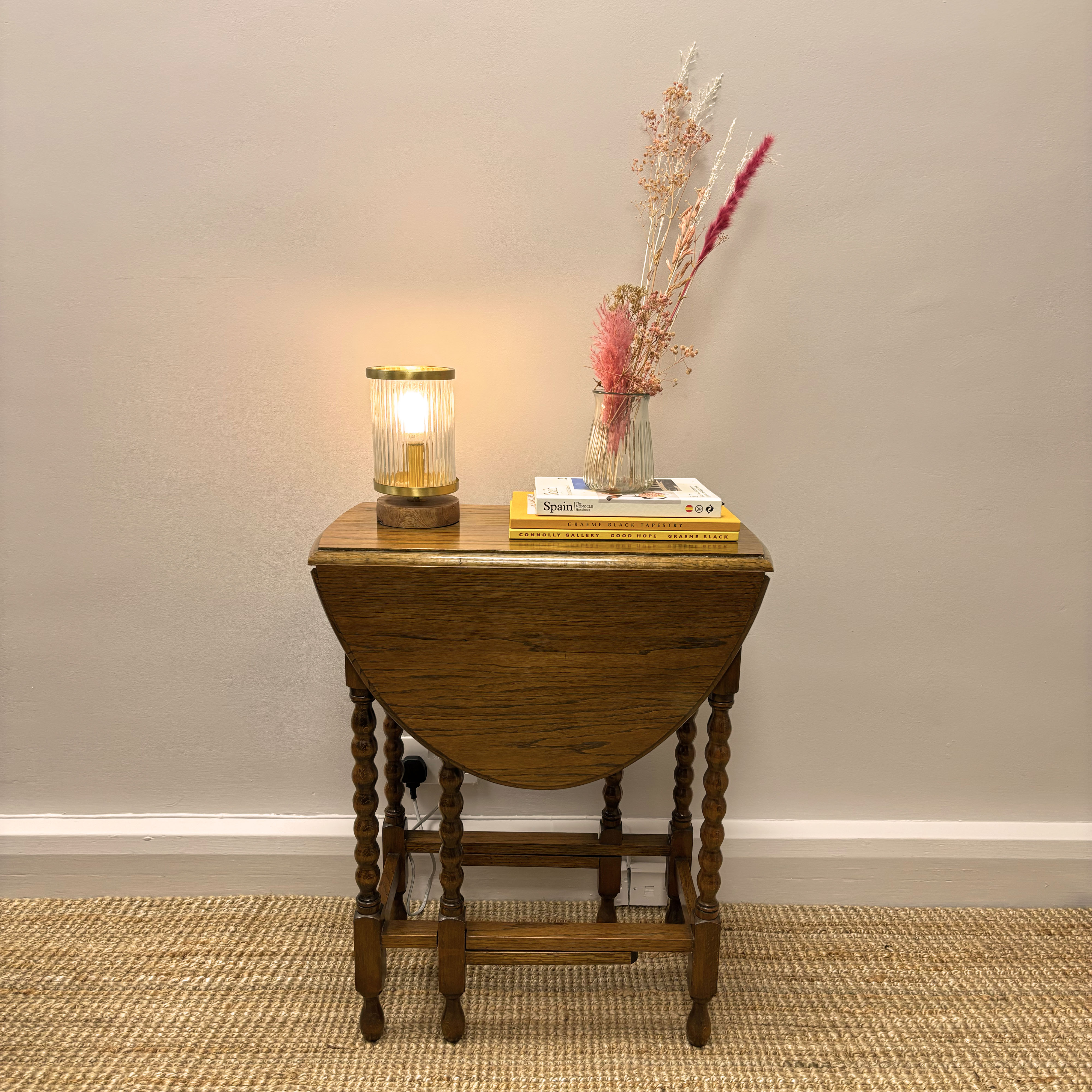 Oak Gateleg Side Table