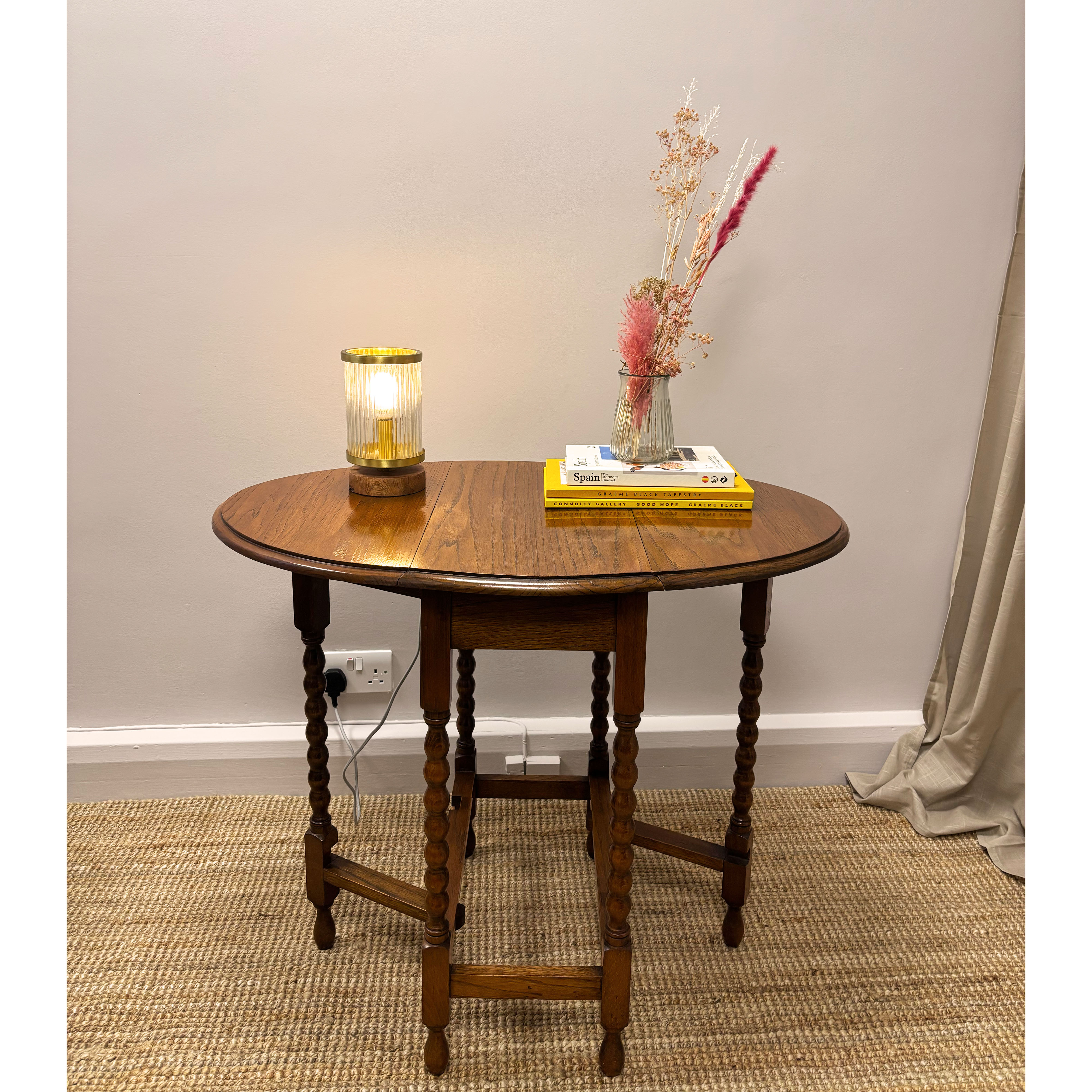 Oak Gateleg Side Table